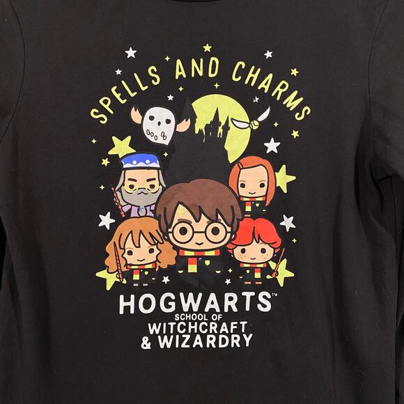 Wizarding World of Harry Potter Youth Glow In The Dark L/S Graphic Tee Size XL - Picture 5 of 8